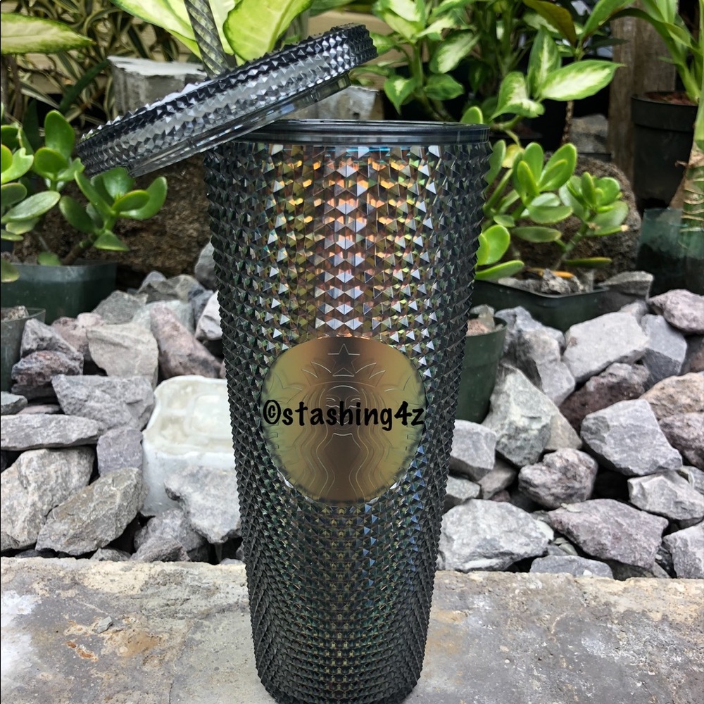NWT Starbucks Black Studded Venti Tumbler - Picture 5 of 5